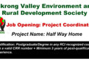 Job Opening: Project Coordinator for Half Way Home – Apply Now!